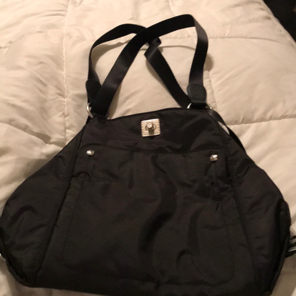 Baggallini Mosey Convertible small black backpack